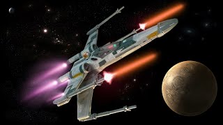 Star Wars Micro Galaxy Squadron Hera Syndulla’s XWing Starfighter [upl. by Earehs]