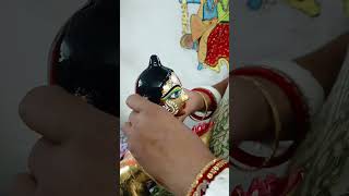 laddu gopal ji full body massage 🙏🤩viralvideo shortvideo harekrishna laddugopal massage shorts [upl. by Annahc799]