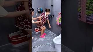 washroom cleaning 🧼 shortvideo shorts [upl. by Bedwell]