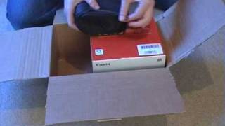 Unboxing the Canon FS100 camcorder [upl. by Neuburger52]