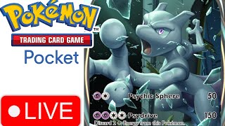 🔴LIVE Day 1 Hunting The God Pack amp 45 Wins For Emblem Event  POKEMON TCG POCKET shorts [upl. by Lleuqram]