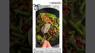 How to Make Asparagus Pancetta Pasta Healthy Comfort Food [upl. by Enisamoht761]