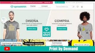 Mis INGRESOS EN SPREADSHIRT  ¿Como funciona [upl. by Isia]