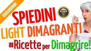 RICETTA DIMAGRANTE e DETOX SPIEDINI LIGHT e GOLOSI facili e veloci [upl. by Shiroma726]