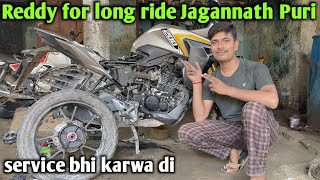 LONG RIDE SE PAHLE SERVICE KARWA DI  Honda cb 200 x full service [upl. by Ahsinut]