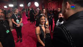 Entrevista exclusiva Yailin La Más Viral alfombra de Latín Grammy 2024 [upl. by Tench973]