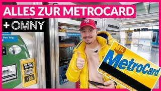 🟨 So funktioniert die MetroCard New York amp OMNY für die Subway 2024 [upl. by Dix]