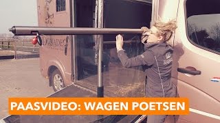 Paaseieren zoeken en wagen poetsen  PaardenpraatTV [upl. by Akimot]