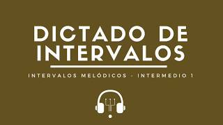 Dictado de intervalos melódicos  intermedio 1  Presentación [upl. by Keil438]