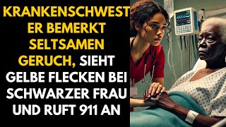 Krankenschwester bemerkt seltsamen Geruch sieht gelbe Flecken bei schwarzer Frau und ruft 911 [upl. by Lanfri]