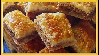 Baklava con almendras y nueces 🌰 Postre turco 🇹🇷 Receta 📝 [upl. by Ludewig]