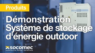 SUNSYS HES L  Démonstration en direct du système de stockage dénergie outdoor [upl. by Anilram854]