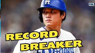 Los Angeles Dodger Super Star Shohei Othani Just Inches Away From 5050 Record [upl. by Pansy390]