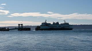 Washington State Ferry heading into the Fauntleroy Ferry Terminal [upl. by Genesia184]