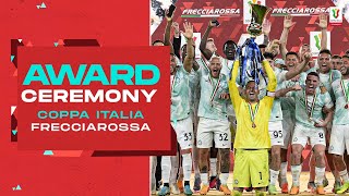 Inter lift the Coppa Italia  Award Ceremony  Coppa Italia Frecciarossa 202223 [upl. by Drisko]