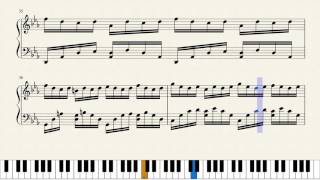 Bach G Minor Piano Tutorial  Sheets [upl. by Atisor154]