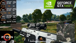 PUBG  GTX 1050 Ti  Ryzen 3 1200 Tested in Late 2023 [upl. by Annohsak]