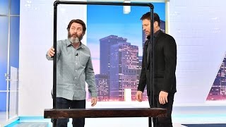 Nick Offerman Critiques Harrys Woodworking [upl. by Esina989]