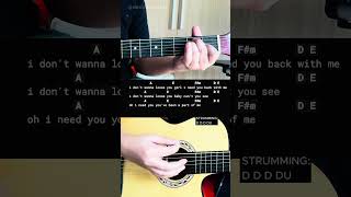 Parting Time  Rockstar  Easy Guitar Chords Tutorial For Beginners guitarlesson [upl. by Olivia]