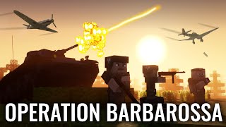 World War 2 in Minecraft  OPERATION BARBAROSSA [upl. by Alohcin658]