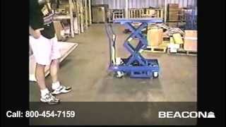 Beacon World Class  Scissor Lift Cart  8004547159 [upl. by Mischa]