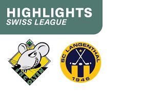 EHC Olten vs SC Langenthal 45 nV  Highlights Swiss League Playoffs [upl. by Aivuy]