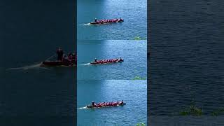 Someone practicing for an upcoming boat race boat boating lake racing race texas dallas [upl. by Ormond]