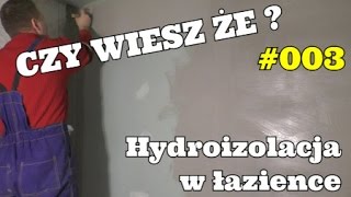 Hydroizolacja w łazience [upl. by Onairam]