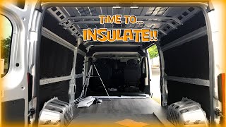 DIY Van Build – Promaster 2500 159WB  3M Thinsulate Insulation – Part 3 [upl. by Edithe41]