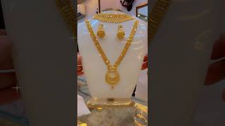 gold necklace jhumka design ytshort youtubeshorts viralshorts viralvideo [upl. by Kemble499]