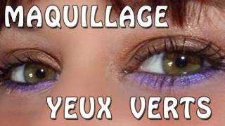 Maquillage yeux vert  un maquillage facile à réaliser [upl. by Teemus]