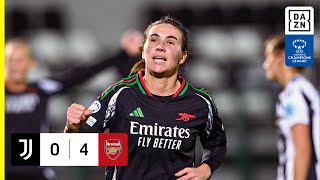 HIGHLIGHTS  Juventus FC vs Arsenal FC  UEFA Womens Champions League 202425 Italiano [upl. by Tadeas]