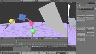 Blender Tutorial  Armaturebased Objects Colliding with a Cloth Object [upl. by Eustacia]