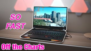 The Fastest Laptop I Reviewed This Year  Its OFF THE CHARTS Aorus 17X [upl. by Yellah]