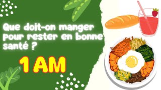 Que doiton manger pour rester en bonne santé  CFRTV [upl. by Yelda408]