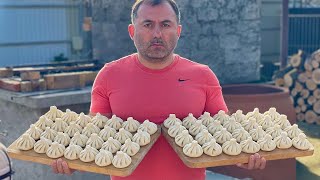 HOMEMADE TRADITIONAL CAUCASUS KHINKALI [upl. by Adnotal549]