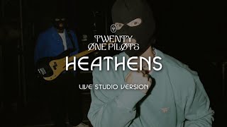 twenty one pilots  Heathens Live Studio Version [upl. by Sitsuj]