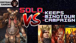 BELLOWER SOLO KING  MinotaurKeepsCampaign  Speed Farming  Raid Shadow Legends Guide [upl. by Aliekat]