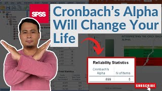 Cronbachs Alpha Reliability Analysis for Likert Scale Data in SPSS [upl. by Lael818]