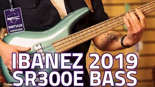 Ibanez 2019 SR300E Bass Guitar  Metallic Sage Green Demo [upl. by Enileuqkcaj577]