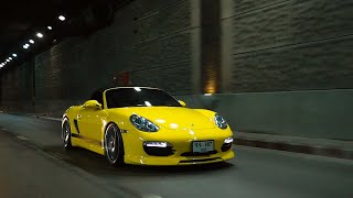 Porsche Boxster 9872  Night Run [upl. by Karrah]