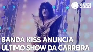 Banda Kiss anuncia último show da carreira [upl. by Suivatna]