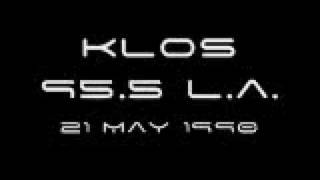 KLOS 955 Los Angeles  21 May 1990 [upl. by Ecnerewal]