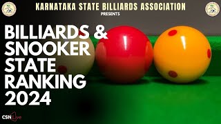 FINAL  ML LAKSHMAN vs B BHASKAR  KARNATAKA BILLIARDS STATE RANKING 2024 [upl. by Lechar]