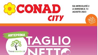 VOLANTINO CONAD Dal 2 al 13 agosto 2023 anteprima [upl. by Baxy236]