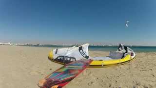 Kite surfing in El Tor Egypt [upl. by Lama]