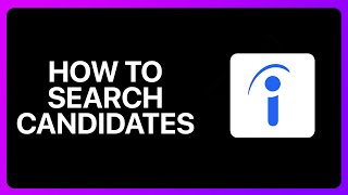 How To Search Candidates On Indeed Tutorial [upl. by Floridia800]