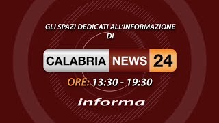 CALABRIA NEWS 24 INFORMA ORE 1330 [upl. by Cliffes]