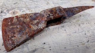 Rusty Firefighter Axe Restoration [upl. by Elegna]