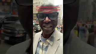 Minister Dr Ismaila Ceesay got attacked by King Jobies during protests at New York 😳😳😳🤔 [upl. by Wong970]